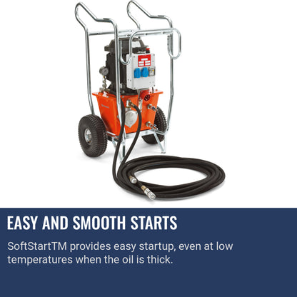 Husqvarna PP 325 E Easy and smooth starts