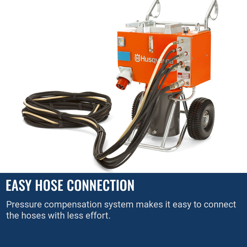 Husqvarna PP 455 E Easy hose connection