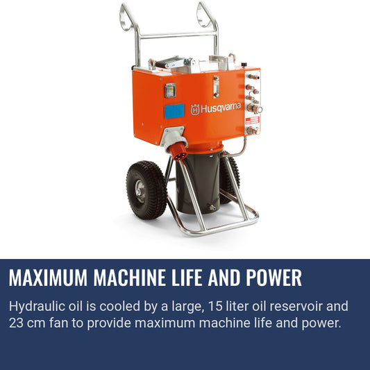 Husqvarna PP 455 E Maximum machine life and power