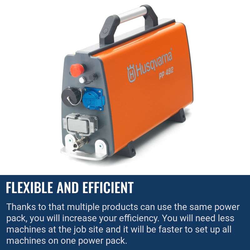 Husqvarna PP 492 Flexible and efficient