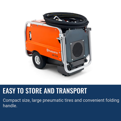 Husqvarna PP 518 Easy to store and transport