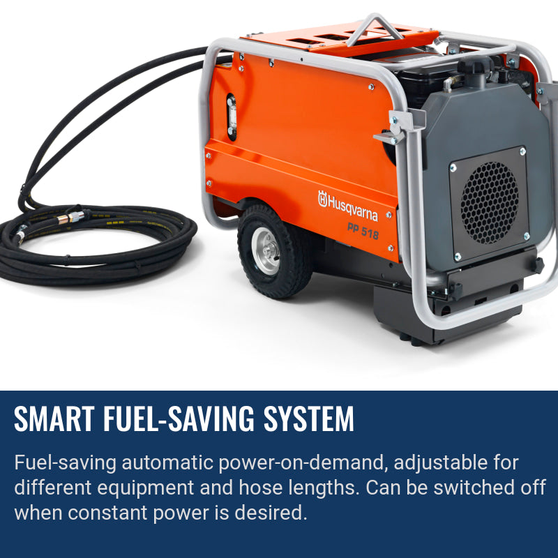 Husqvarna PP 518 Smart fuel-saving system