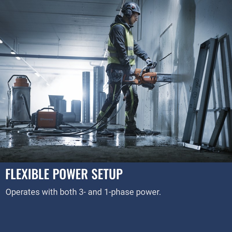 Husqvarna PP 70 Flexible power setup