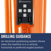 Husqvarna DM 220, Drilling guidance