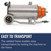Husqvarna W 70 P, Easy to transport