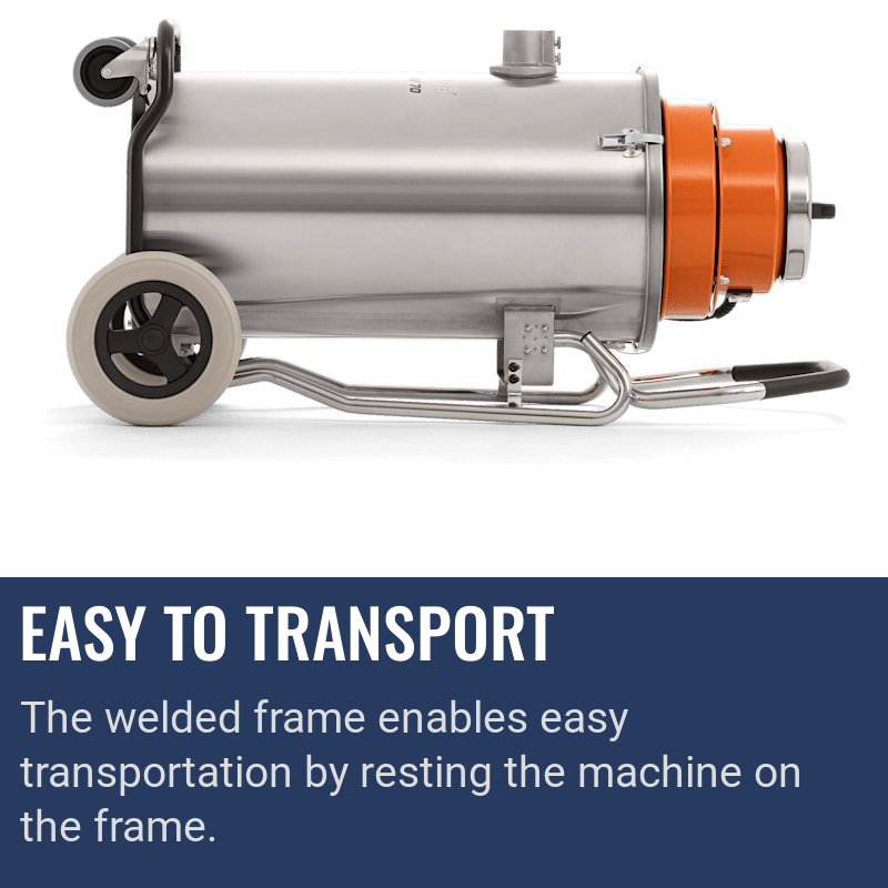 Husqvarna W 70 P, Easy to transport