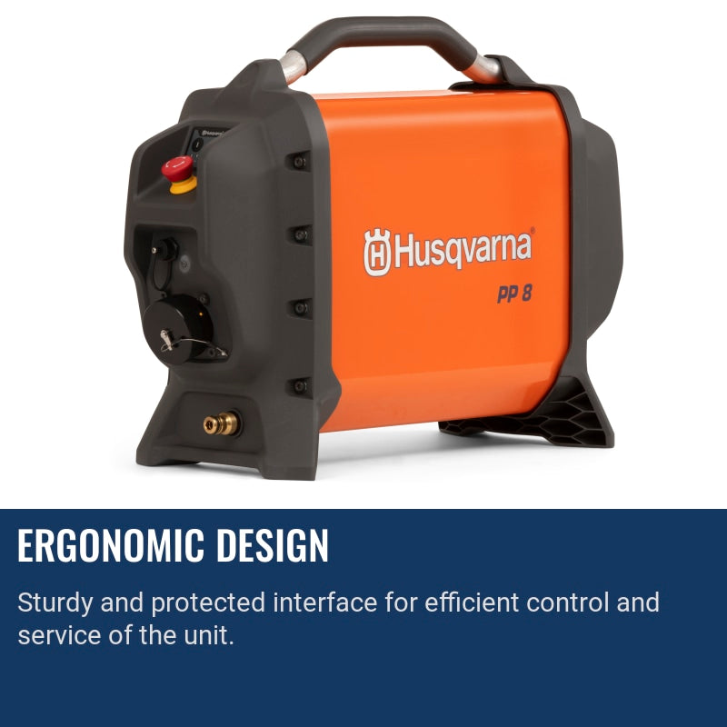 Husqvarna PP 8 Ergonomic design