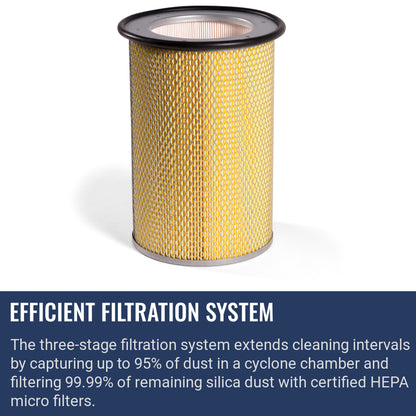 Husqvarna T 10000 Efficient filtration system