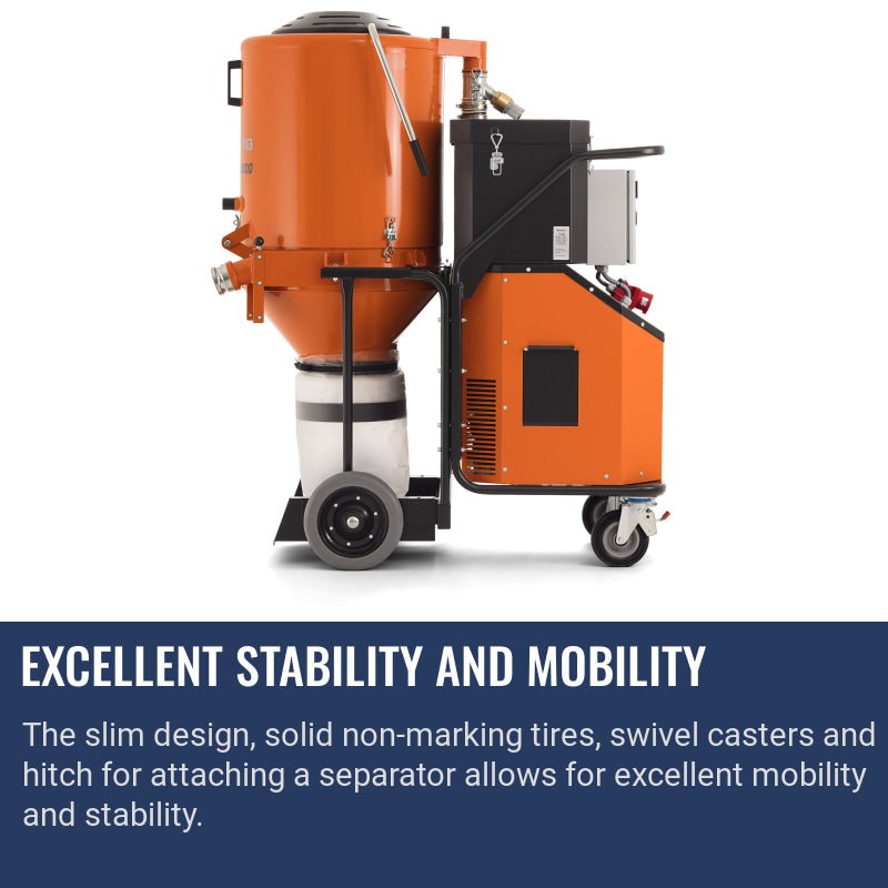 Husqvarna T 10000 Excellent stability and mobility