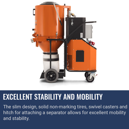 Husqvarna T 10000 Excellent stability and mobility