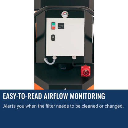 Husqvarna T 7500 Easy-to-read airflow monitoring