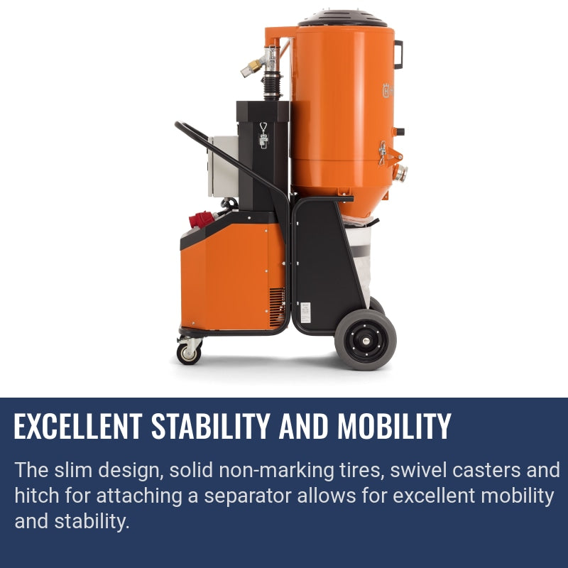 Husqvarna T 7500 Excellent stability and mobility