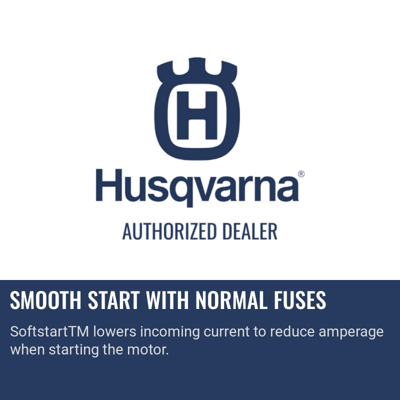Husqvarna TS 60 Smooth start with normal fuses