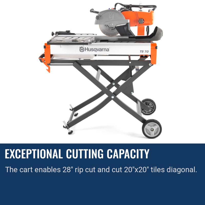 Husqvarna TS 70 Exceptional cutting capacity
