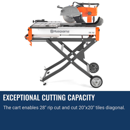 Husqvarna TS 70 Exceptional cutting capacity