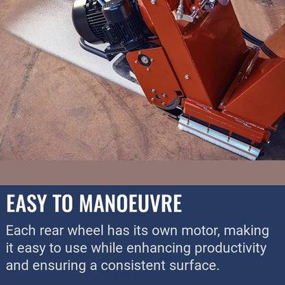 Husqvarna Blastrac EBE 500, Easy to manoeuvre