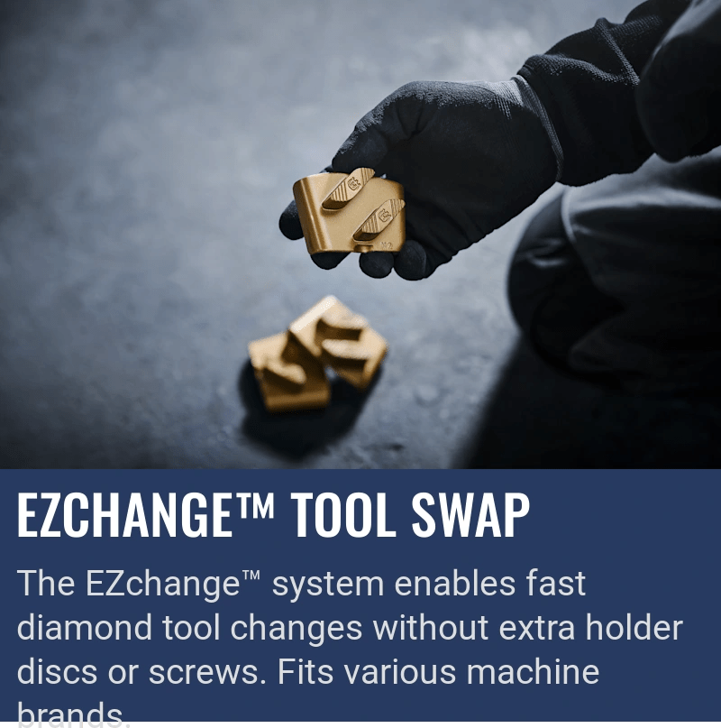 Husqvarna VARI-GRIND™ EZ M, Ezchange™ Tool Swap