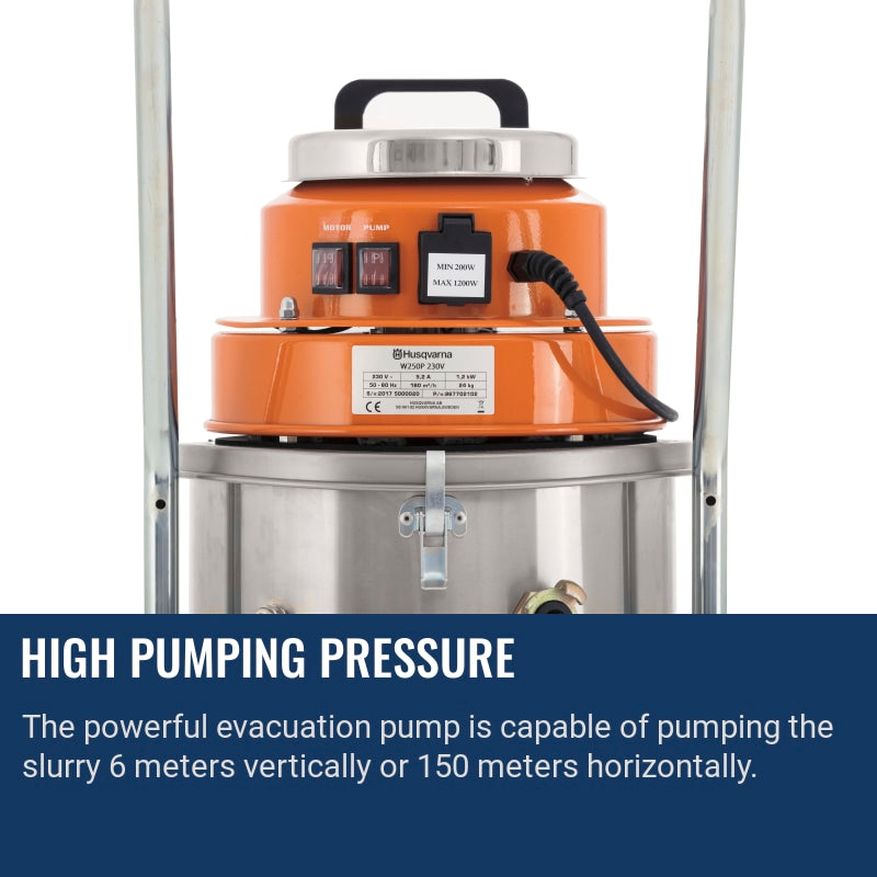 Husqvarna W 250 P High pumping pressure