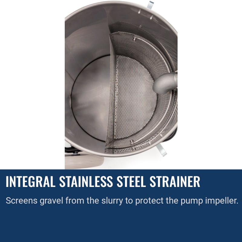 Husqvarna W 70 P Integral stainless steel strainer