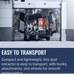 Husqvarna DE 130 H, Easy to transport