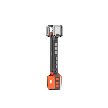 Husqvarna portable work light on a white background