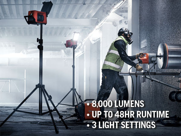 Husqvarna WL24 PACE Tower Light Kit + FREE WL 8i Worklight Kit