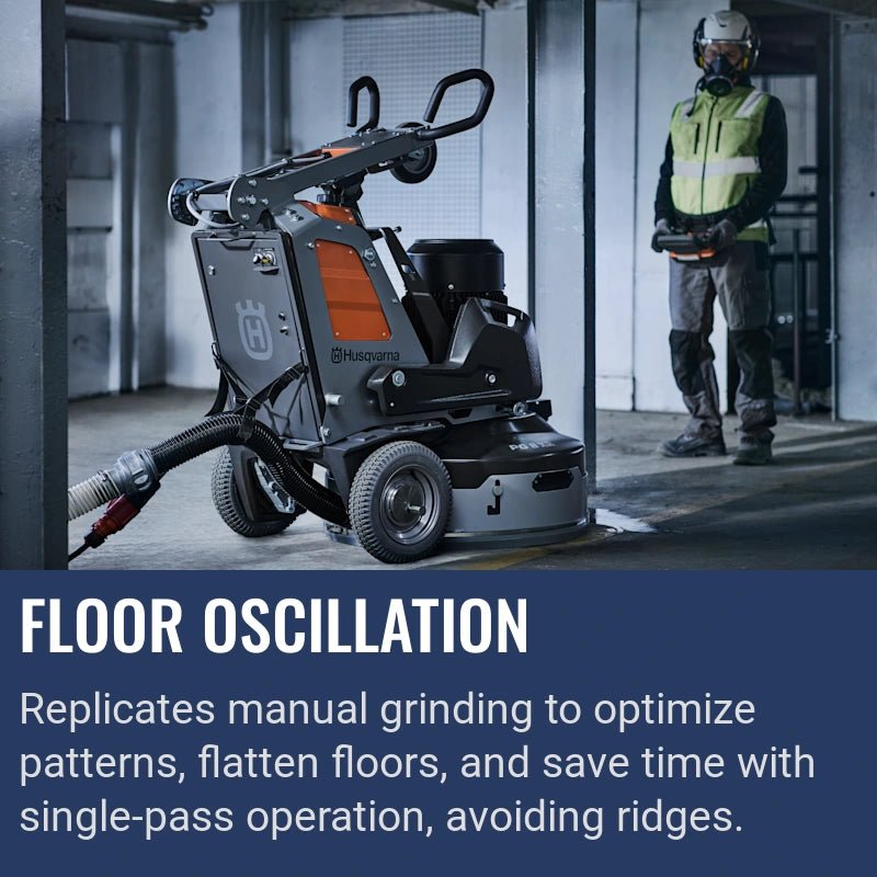 Husqvarna PG 8 DR, Floor Oscillation