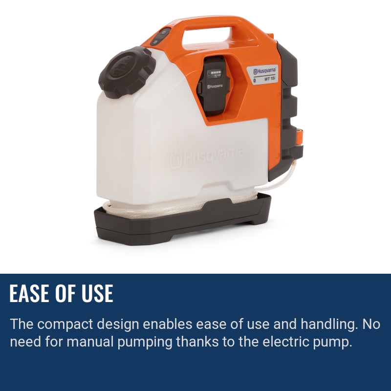 Husqvarna WT 15i Ease of use