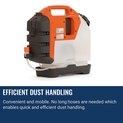 Husqvarna WT 15i Efficient dust handling