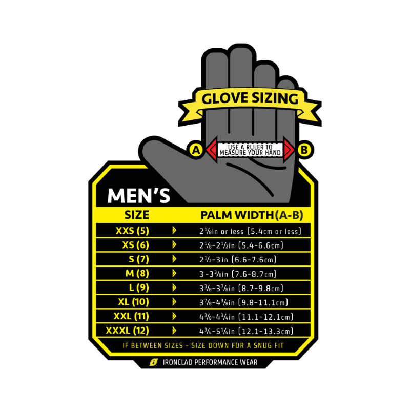 Ironclad MACH-5 Work Gloves MFG2-04-L