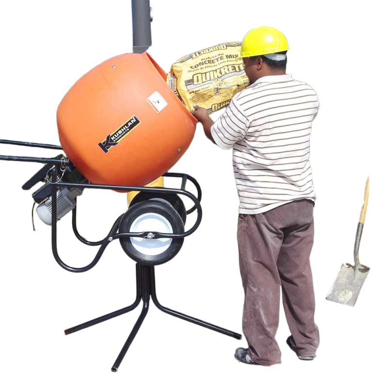 Kushlan 600DD 6 cu ft electric concrete mixer by Kushlan Products