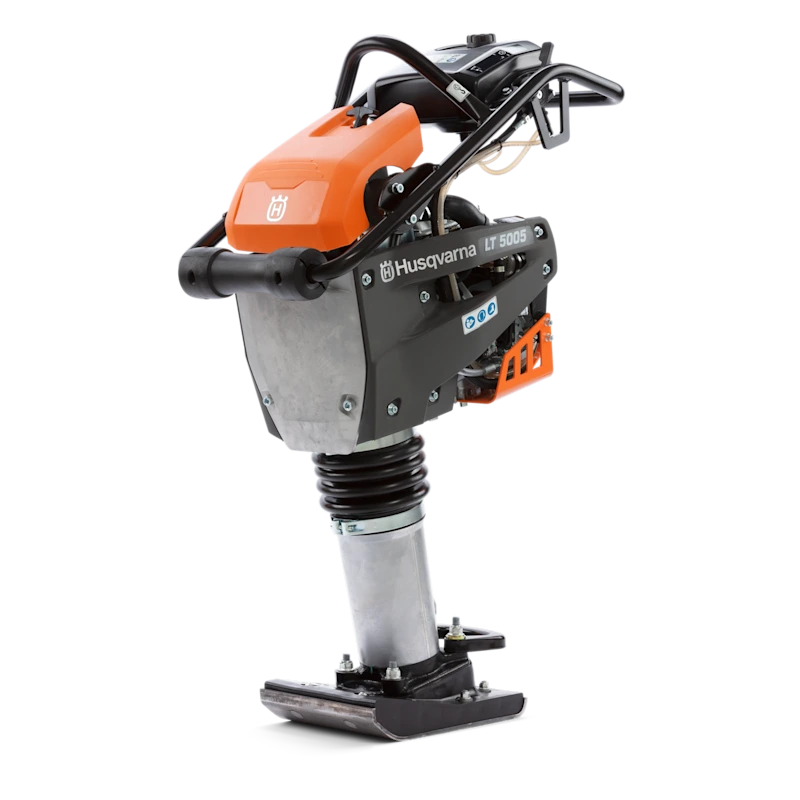 Husqvarna LT 5005 Tamping Rammer with 9" plate, 230 mm stroke, powered by Honda