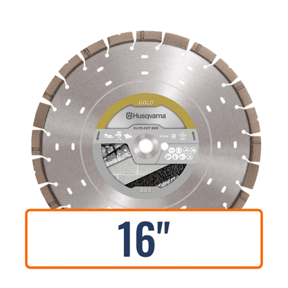 Masonry saw blades - Husqvarna Elite-Cut S65 Diamond Saw Blade, designed for superior cutting performance in abrasive building materials.