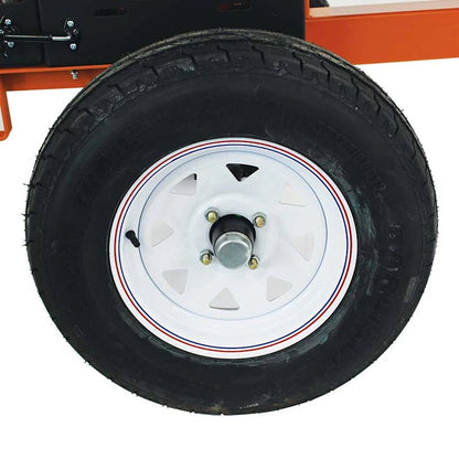 Brave Mortar Mixer - Gas powered, 8 cubic ft steel drum, Honda engine, safety features, durable design for tough jobs.