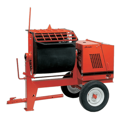 Crown Construction Equipment 6 Cu Ft Mortar/Plaster Mixer with Honda Engine, Highway Towable