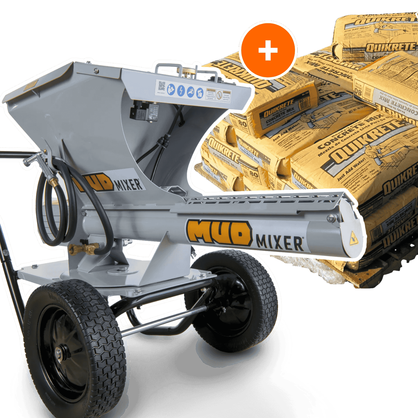 MudMixer Evolution 3225 + 1,200 lbs Quikrete - Spring Promo!