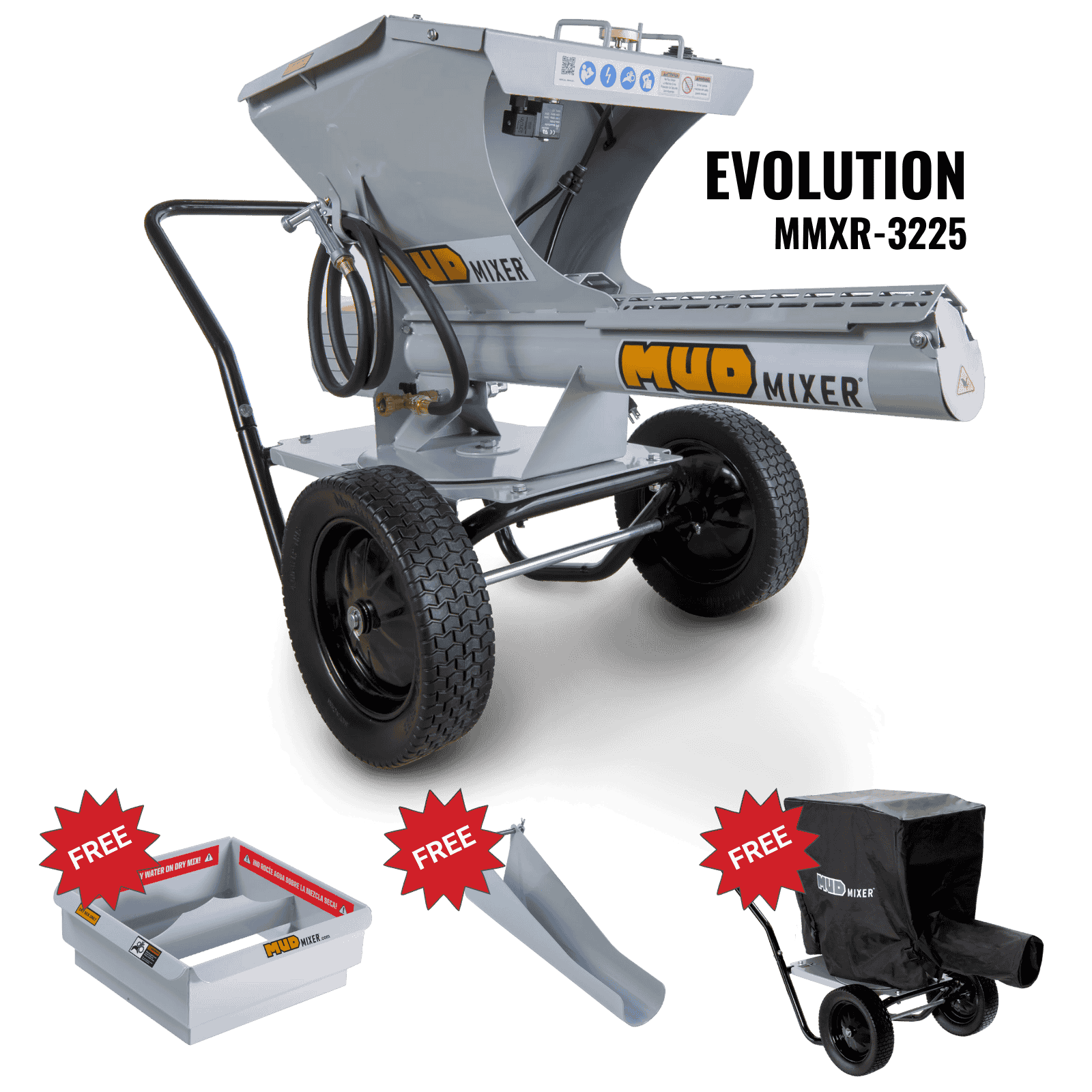 MudMixer Evolution 3225 – Labor Day Super Sale - FREE Accessories