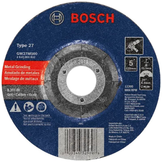 Bosch Type 27 Grinding Abrasive Wheels for Angle Grinders