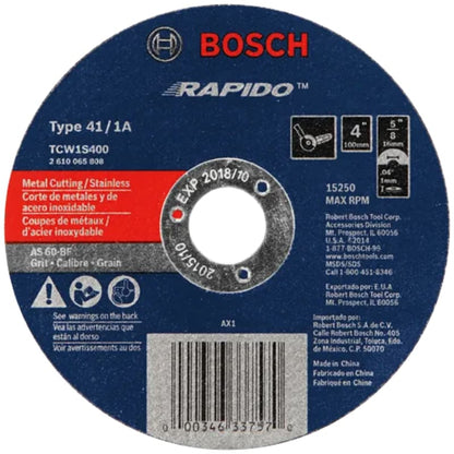 Bosch Thin Cutting Wheels For Angle Grinders / Rapido Type 1A