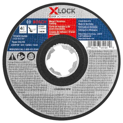 Bosch Type 1A (ISO 41) X-LOCK Small Angle Grinder Wheels