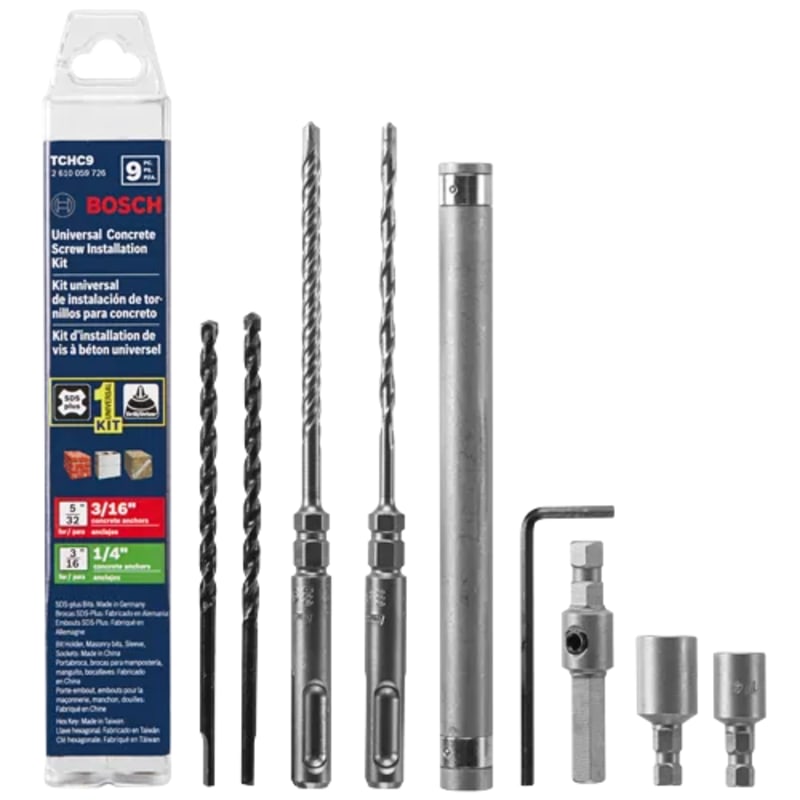 Bosch Flat Shank Masonry Drill Bit Sets