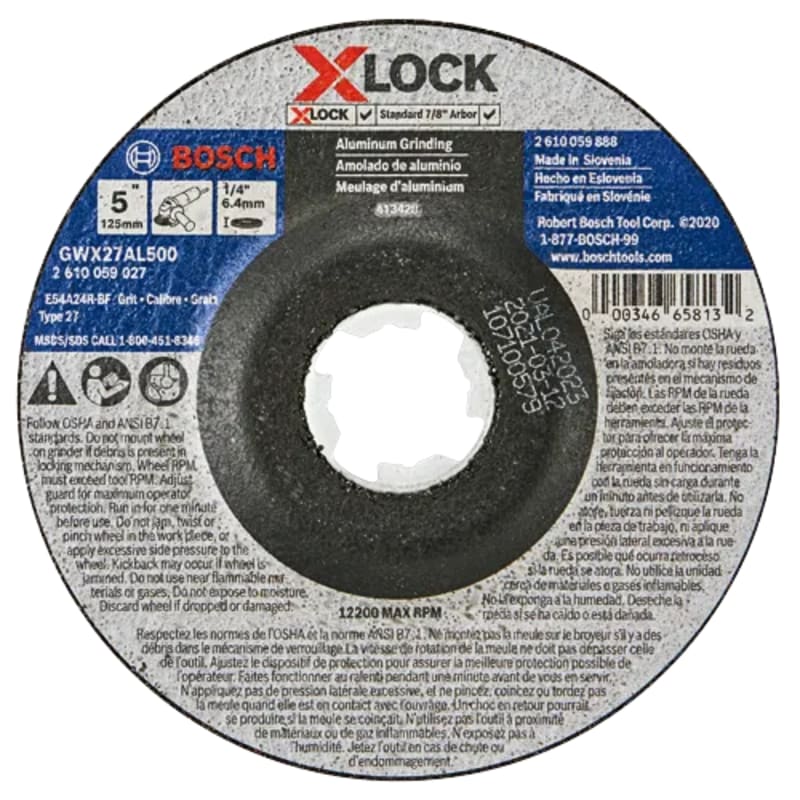 Bosch Type 27 X-LOCK Small Angle Grinder Wheels