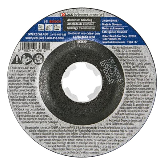 Bosch Type 27 X-LOCK Small Angle Grinder Wheels