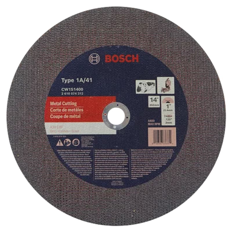 Bosch Cutting Wheels for Cutoff Machines / Type 1A