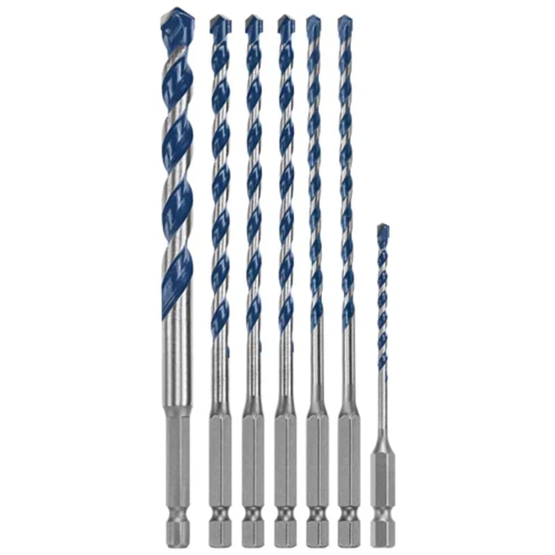 Bosch Blue Xtreme Hex Shank Carbide Hammer Drill Bit Set