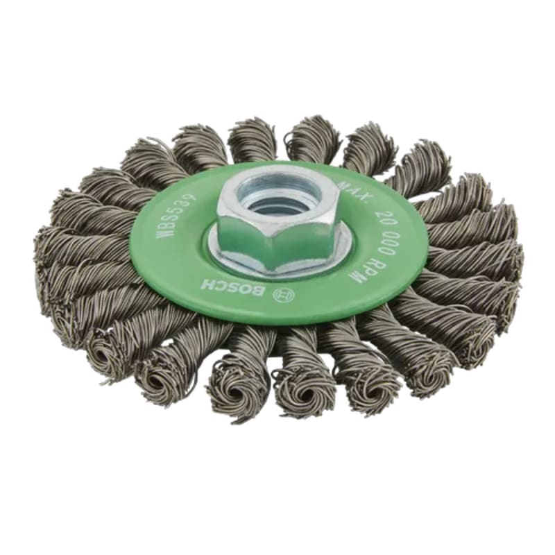 Bosch Stainless Steel Knotted Wire Wheels