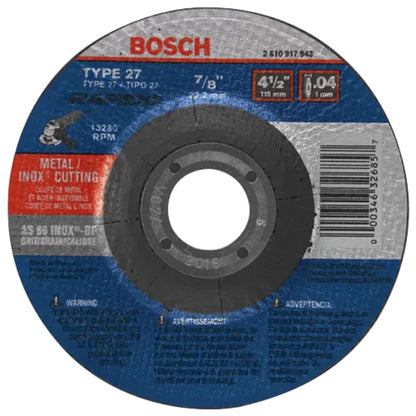 Bosch Thin Cutting Wheels For Angle Grinders / Rapido Type 27A