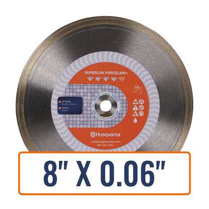Porcelain Tile Saw Blade - Husqvarna Superlok® Porcelain +