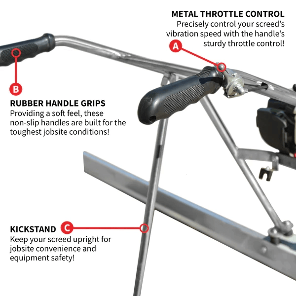 Tomahawk Concrete Power Screed - TVSA-T