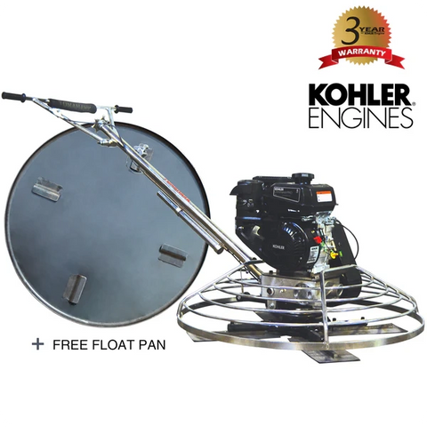 Power Trowel - 36" - Kohler 6Hp - 120 Rpm